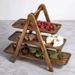 3-Tier Wood Cake Stand - Farmhouse Serving Tray_maomaolike.com