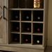 Farmhouse Coffee Bar Cabinet Bar Cabinet With Wine Rack Barn Door Buffet Sideboard Cabinet With Drawer, Adjustable Storage Shelves, Living Room, Dining Room_maomaolike.com