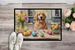Decorating Easter Golden Retriever Doormat Front Door Mat Indoor Outdoor Rugs For Entryway, Non Slip Washable Low Pile, 24H X 36W_maomaolike.com