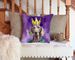 Weimaraner King Of Mardi Gras Throw Pillow Machine Washable, Indoor Outdoor Decorative Pillow For Couch, Bed Or Patio, 14Hx14W_maomaolike.com