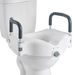 Raised Toilet Seat With Arms, 300 Lbs Load Capacity, 5-Inch Lift Height, Widened Commode Elevated Toilet Seat Riser With Padded Handles For Seniors, Elderly, Handicap, Disabled, And Adults Use_maomaolike.com