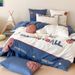 100% Long-Staple Children's Four-Piece Set Pure Cotton Duvet Cover Boys' Basketball Theme Bedding 100s_maomaolike.com