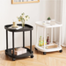 Floor-standing Double-layer Movable Trolley Wall-mounted With Wheels Small Narrow Bedroom Bedside Cabinet Storage Rack_maomaolike.com