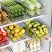 Large-capacity Transparent Refrigerator Storage Box, Space-saving Kitchen Food Cabinet Organizer, Easy-pull Out Design_maomaolike.com