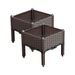 SOGA 2X 40cm Raised Planter Box Garden Bed With Legs_maomaolike.com