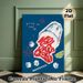 Vodka Cranberry Drink Themed Painting Poster, Bold Hand-drawn Retro Poster, Eye-catching Drink-inspired Decor Ideal For Home Bar, Living Space_maomaolike.com
