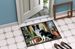 Border Collie Cozy Christmas Doormat Front Door Mat Indoor Outdoor Rugs For Entryway, Non Slip Washable Low Pile, 24H X 36W_maomaolike.com