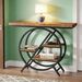 Console Table, Entryway Table With Geometric Metal Frame_maomaolike.com
