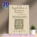 Hamlet Themed Painting Poster, Vintage Shakespeare's Hamlet 1603 Edition Cover Poster, Classic Literary Print With Intricate Decorative Engraving_maomaolike.com