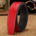 HOT Men Durable Decorative Trousers Trouser Jeans Decor Strap Genuine Leather Waistband No Buckle Belt_maomaolike.com