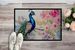 Peacock Doormat Front Door Mat Indoor Outdoor Rugs For Entryway, Non Slip Washable Low Pile, 24H X 36W_maomaolike.com