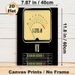 Audio VU Meter Painting Poster, Vintage Retro Audio Level Meter With DB Scale Poster, Unique Music-themed Decor Ideal For Home Audio Rooms, Music_maomaolike.com