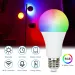 Led Light 85-265V RGB 9W Wireless E26 E27 For Alexa/Google Wifi Dimmable Bulb Lampada Timer Function Lamp Home Colorful Changing_maomaolike.com