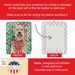 Wheaten Terrier Christmas Porcelain Ornament Christmas Tree Hanging Decorations For Home Christmas Holiday, Rectangle, Gift, Multicolor_maomaolike.com