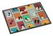 Lots Of Black And Whtie Papillon Doormat Front Door Mat Indoor Outdoor Rugs For Entryway, Non Slip Washable Low Pile, 24H X 36W_maomaolike.com