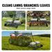 VEVOR Tow Behind Dethatcher, 48-inch Tow Dethatcher With 24 Spring Steel Tines, Lawn Dethatcher Rake For ATV Or Mower, Tow Behind Lawn Rake With Lift Handle For Garden Farm Grass_maomaolike.com