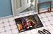 Rottweiler And Santa Claus Doormat Front Door Mat Indoor Outdoor Rugs For Entryway, Non Slip Washable Low Pile, 24H X 36W_maomaolike.com