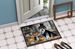 Schnauzer Fall Kitchen Pumpkins Doormat Front Door Mat Indoor Outdoor Rugs For Entryway, Non Slip Washable Low Pile, 24H X 36W_maomaolike.com