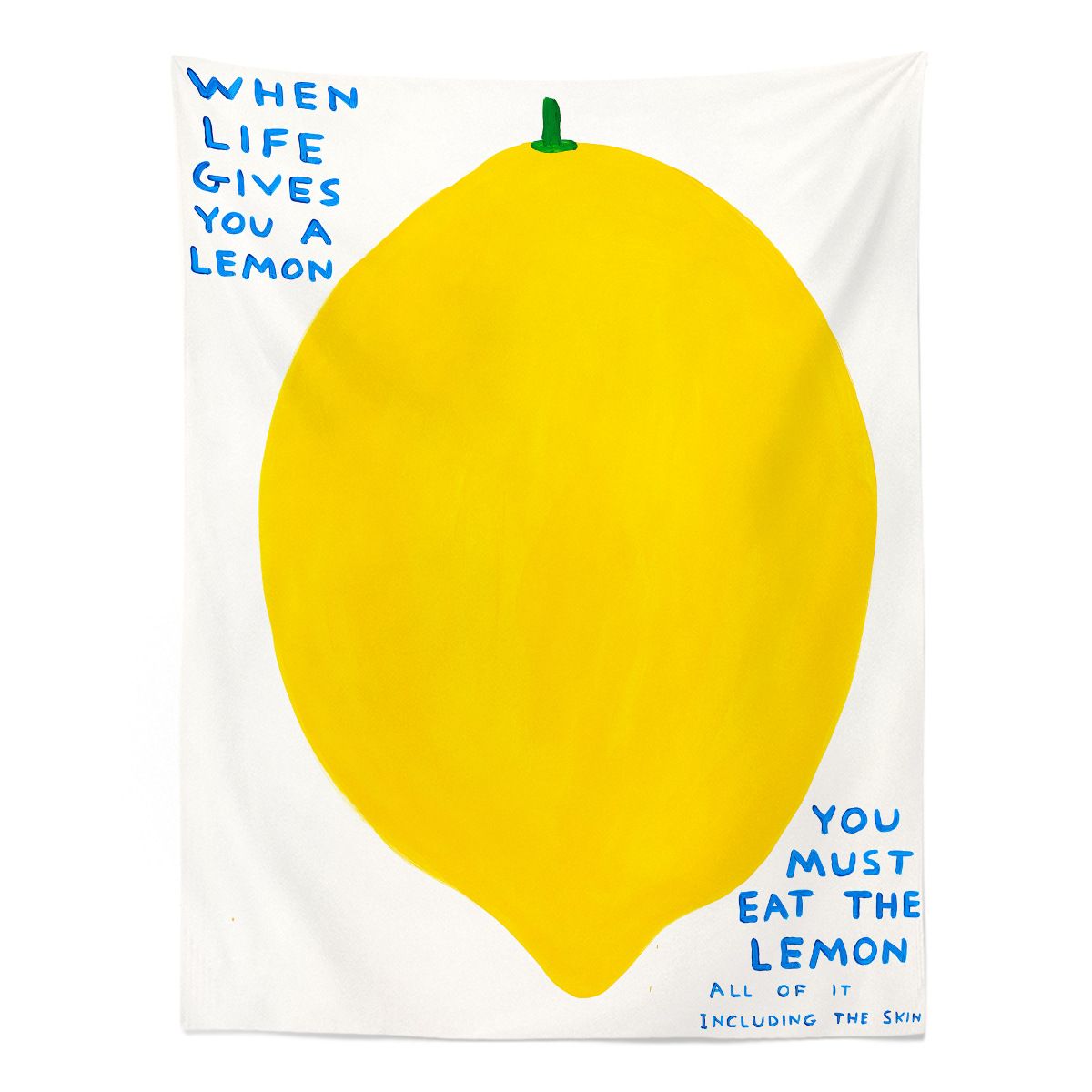 When Life Gives You A Lemon INS Healing Vertical Version High-End Fruit Decorative Wall Washable Hanging Cloth_maomaolike.com
