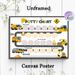 Construction Vehicle Potty Chart Painting Poster, Bright Cartoon Construction Vehicle Scene Poster, Motivational Design To Track Potty Training_maomaolike.com