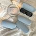 Unisex ins Cream simple frame glasses case Portable small fresh myopia glasses case sunglasses_maomaolike.com