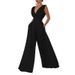 new slim jumpsuit high waist slimming jumpsuit straight wide leg pants for women_maomaolike.com
