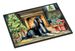 Afghan Hound Cozy Christmas Doormat Front Door Mat Indoor Outdoor Rugs For Entryway, Non Slip Washable Low Pile, 24H X 36W_maomaolike.com