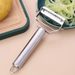 1pc, Effortlessly Prepare Fruits And Vegetables With Multifunctional 2-in-1 Peeler, Grater, And Shredder_maomaolike.com