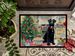 Kerry Blue Terrier Christmas Cookies Doormat Front Door Mat Indoor Outdoor Rugs For Entryway, Non Slip Washable Low Pile, 24H X 36W_maomaolike.com