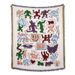 Camping Blanket Moisture Proof Camping Mat Jacquard Tapestry Cartoon Style Sofa Towel Blanket Multifunctional Sofa Blanket_maomaolike.com