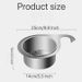 Stainless Steel Swan Sink Strainer Basket,Kitchen Sink Drain Filter,Sink Drain Strainer Basket,Swan Sink Strainer Basket,Stainless Steel Draining Basket For Sink_maomaolike.com