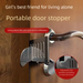 Anti-Opening Portable Blocker Anti-Theft Stopper Hotel Travel Bedroom Door Lock Universal Magic Tool_maomaolike.com