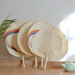 Traditional Summer Handmade Palm Leaf Fan For Kids, Baby, Mosquito Repellent, Cooling, Woven_maomaolike.com