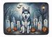 Siberian Husky Spooky Halloween Memory Foam Kitchen Mat Machine Washable Anti-Fatigue Mat Cushion Comfort Bath Mat Or Kitchen Rug_maomaolike.com