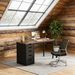 Computer Desk With 5 Drawers, Modern Study Table Writing DesW_maomaolike.com