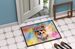 Pomeranian Hippie Dawg Doormat Front Door Mat Indoor Outdoor Rugs For Entryway, Non Slip Washable Low Pile, 24H X 36W_maomaolike.com