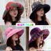 Hot Sale K41 Bucket Fashion All-match Four Seasons Big Brim Panama Basin cap Double-Sided Fisherman Women's Sun Hat_maomaolike.com