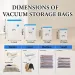 Storage Wardrobe Organizer Vacuum Seal Bag Space Saving Bags For Clothes Pillow Bedding Blanket Packaging Storager_maomaolike.com
