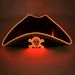 Halloween Cos Performance Costume Props Caribbean Gold Edge Pirate Captain Hat LED Luminous Skull Pirate Hat_maomaolike.com