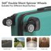 3-Piece Lightweight ABS Hardshell Luggage Set (20", 24", 26") In Fresh Green With Spinner Wheels, TSA Lock, And Adjustable Telescopic Handle - Durable Travel Suitcases_maomaolike.com
