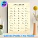 Katakana Themed Painting Poster, Minimalist Japanese Style Phonetic Chart Poster, Practical Tool For Japanese Language Learning, Ideal For Study Room_maomaolike.com