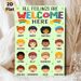 Feelings & Emotion Recognition Painting Poster, Vibrant Cartoon-style Feelings Display Poster, Assists In Identifying Various Emotions, Suitable For_maomaolike.com