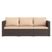 3 Pieces Patio Sectional Sofa Set PE Rattan Modular Couch Furniture Set With Soft Cushions Slip Foot Pads Accommodates Up To 400 Lbs_maomaolike.com