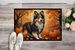 Sheltie Fall Doormat Front Door Mat Indoor Outdoor Rugs For Entryway, Non Slip Washable Low Pile, 24H X 36W_maomaolike.com