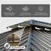 12 X14 Hardtop Gazebo, Outdoor Aluminum Frame Canopy With Galvanized Steel Double Roof, Outdoor Permanent Metal Pavilion With Curtains And Netting For Patio, Backyard And Lawn Brown_maomaolike.com