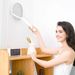 3 In 1 Electric Bug Zapper Racket 90ºRotating Bug Zapper Wand Indoor Outdoor Handheld Mosquito Swatter With Telescopic Extension Wand_maomaolike.com