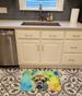 Bullmastiff Hippie Dawg Memory Foam Kitchen Mat Machine Washable Anti-Fatigue Mat Cushion Comfort Bath Mat Or Kitchen Rug_maomaolike.com