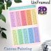 French Multiplication Tables Painting Poster, Pastel-colored Structured Math Chart Poster, Practical Learning Tool For Mastering Multiplication, Ideal_maomaolike.com