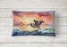 Birds, Birds, Birds Throw Pillow Throw Pillow For Indoor Couch Bed Outdoor Patio Washable, Pelican Fiery Sunset 7510,12Hx16W_maomaolike.com