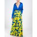 Women's Clothing new loose large size temperament printed shirt top wide-leg pants suit_maomaolike.com